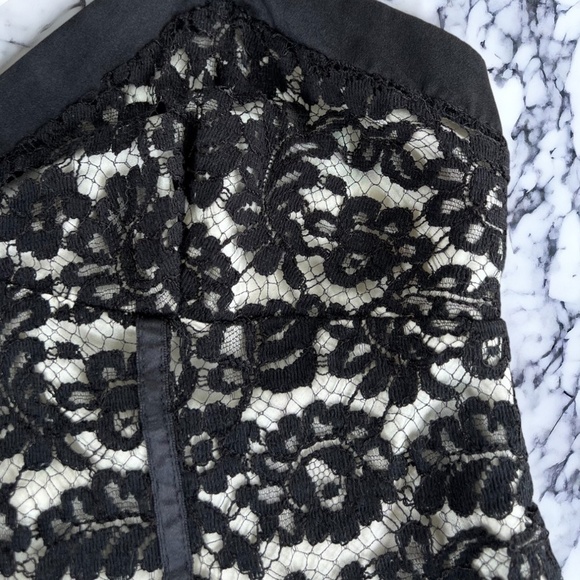 Rebecca Taylor Black Lace Camisole Tank Top Size 8 - Picture 7 of 16